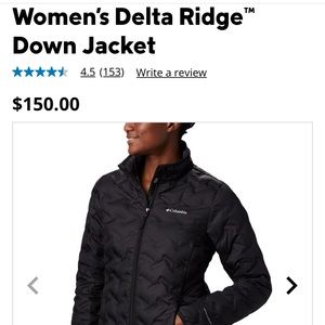 Women’s Columbia Delta Ridge Down Jacket XS